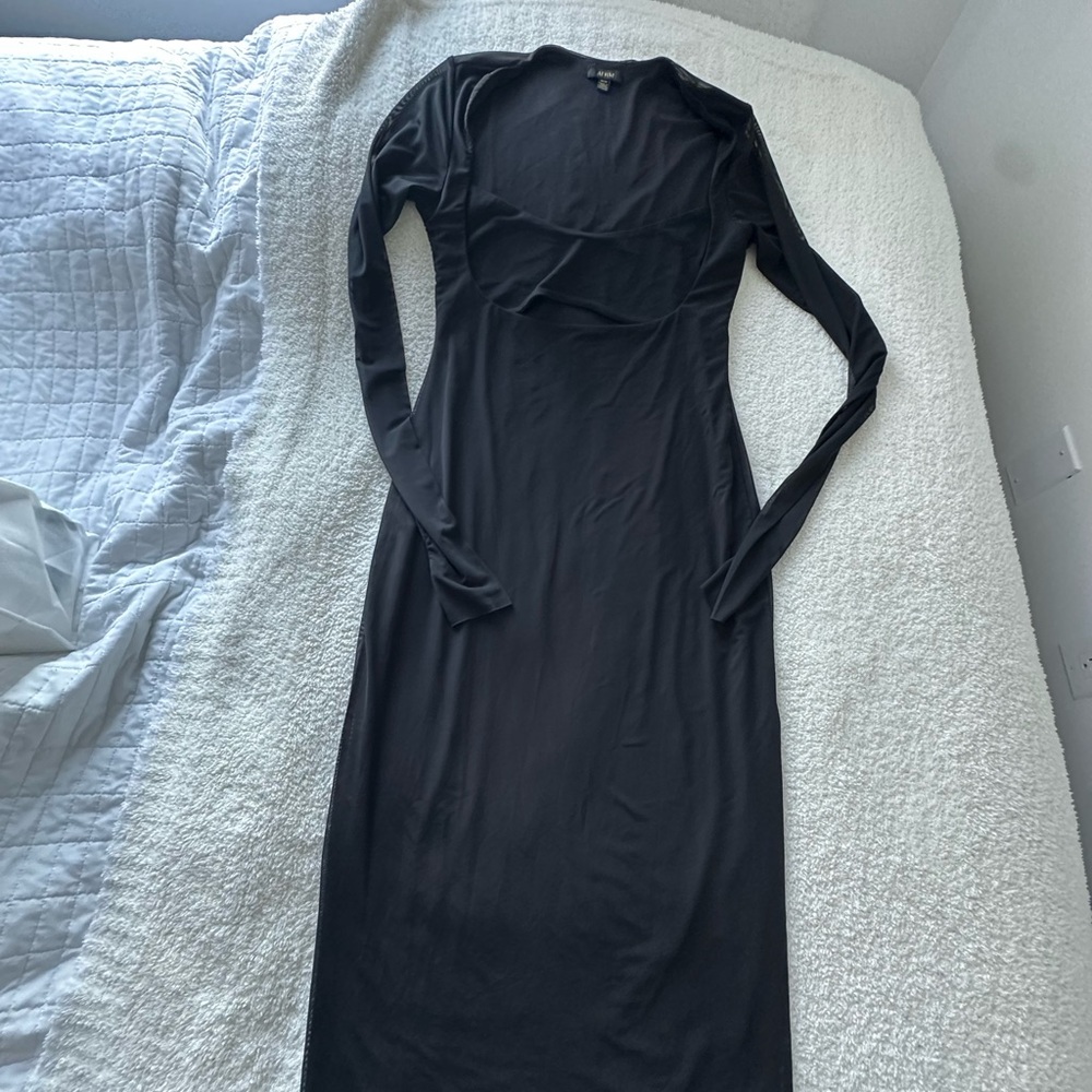 Mesh Midi Dress